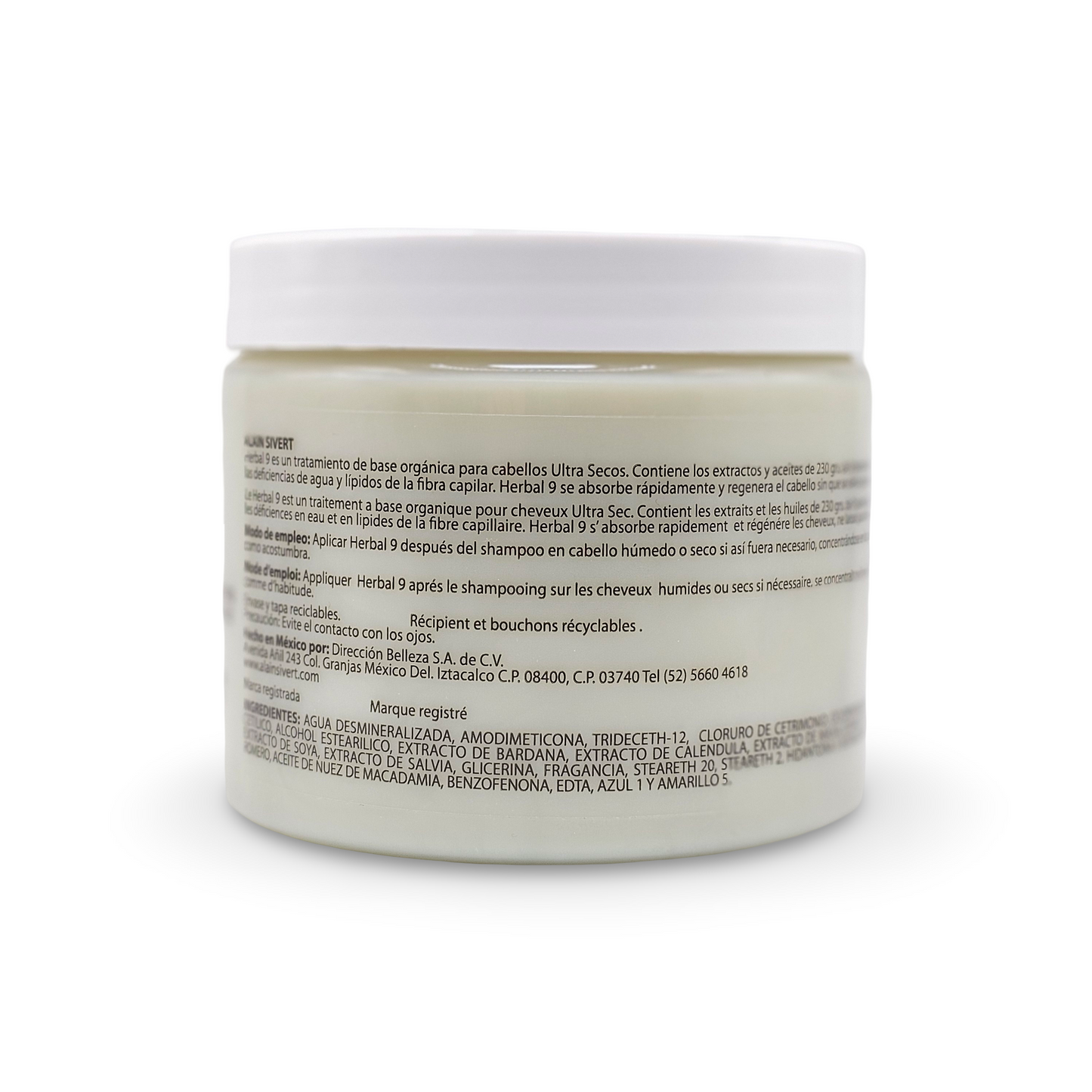 Tratamiento Hidratante Herbal 9 en Tarro