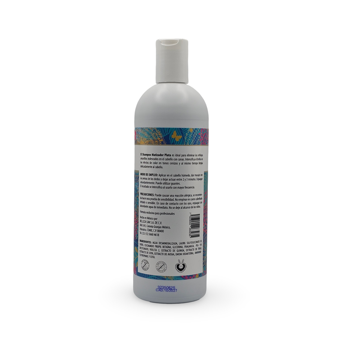 Shampoo Matizador Plata 1 Lt Botanique
