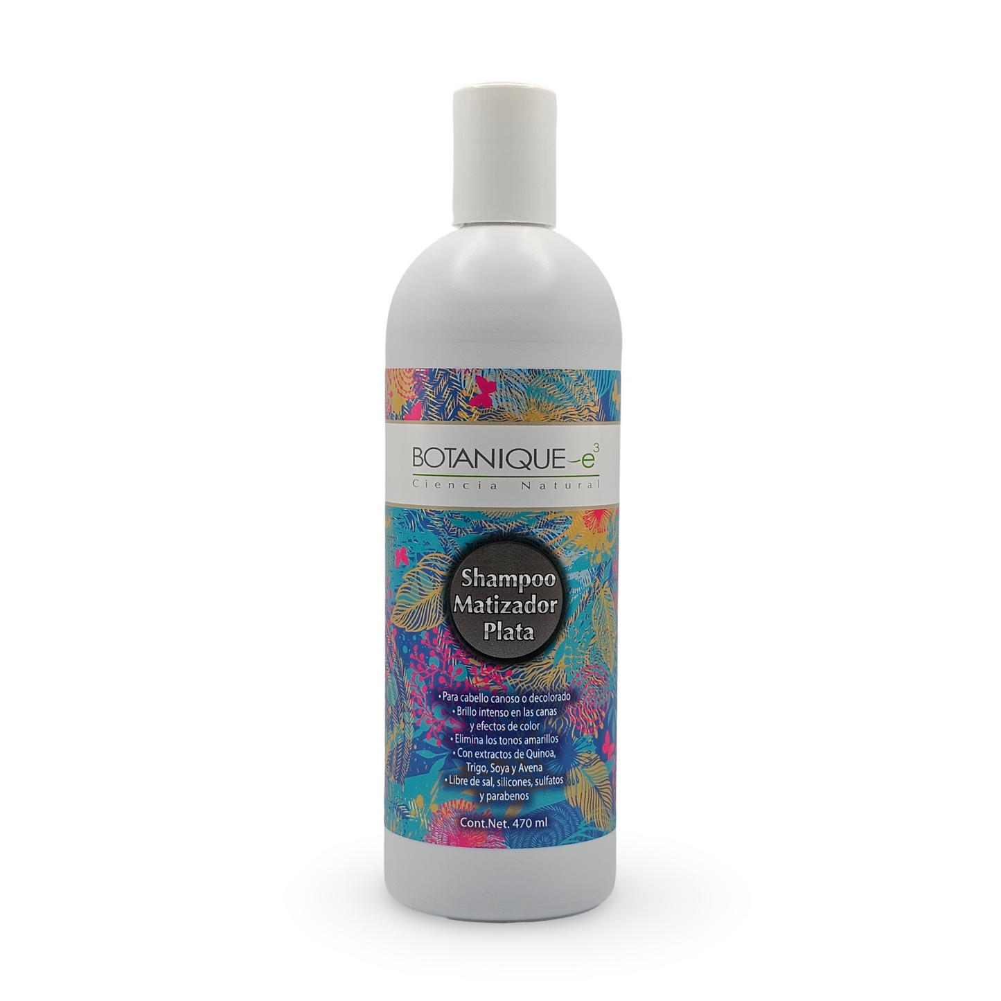 Shampoo Matizador Plata Botanique