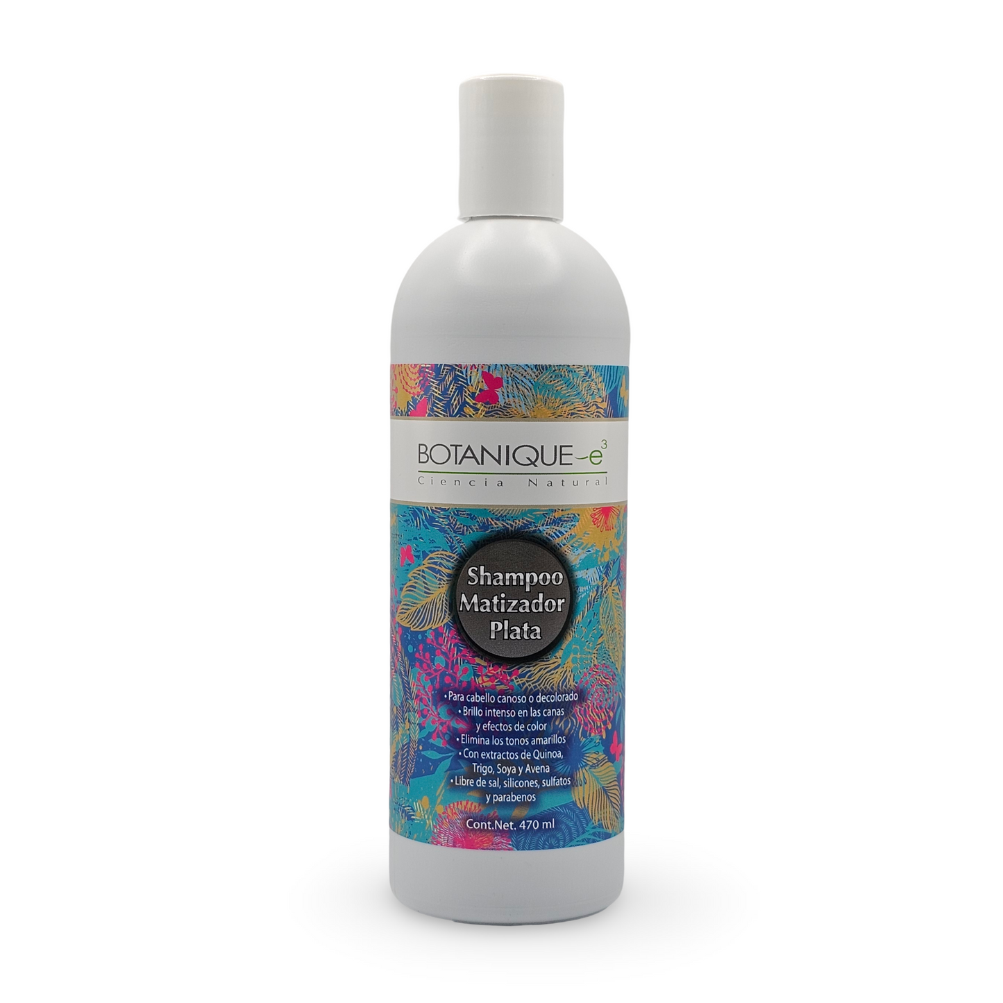 Shampoo Matizador Plata 1 Lt Botanique